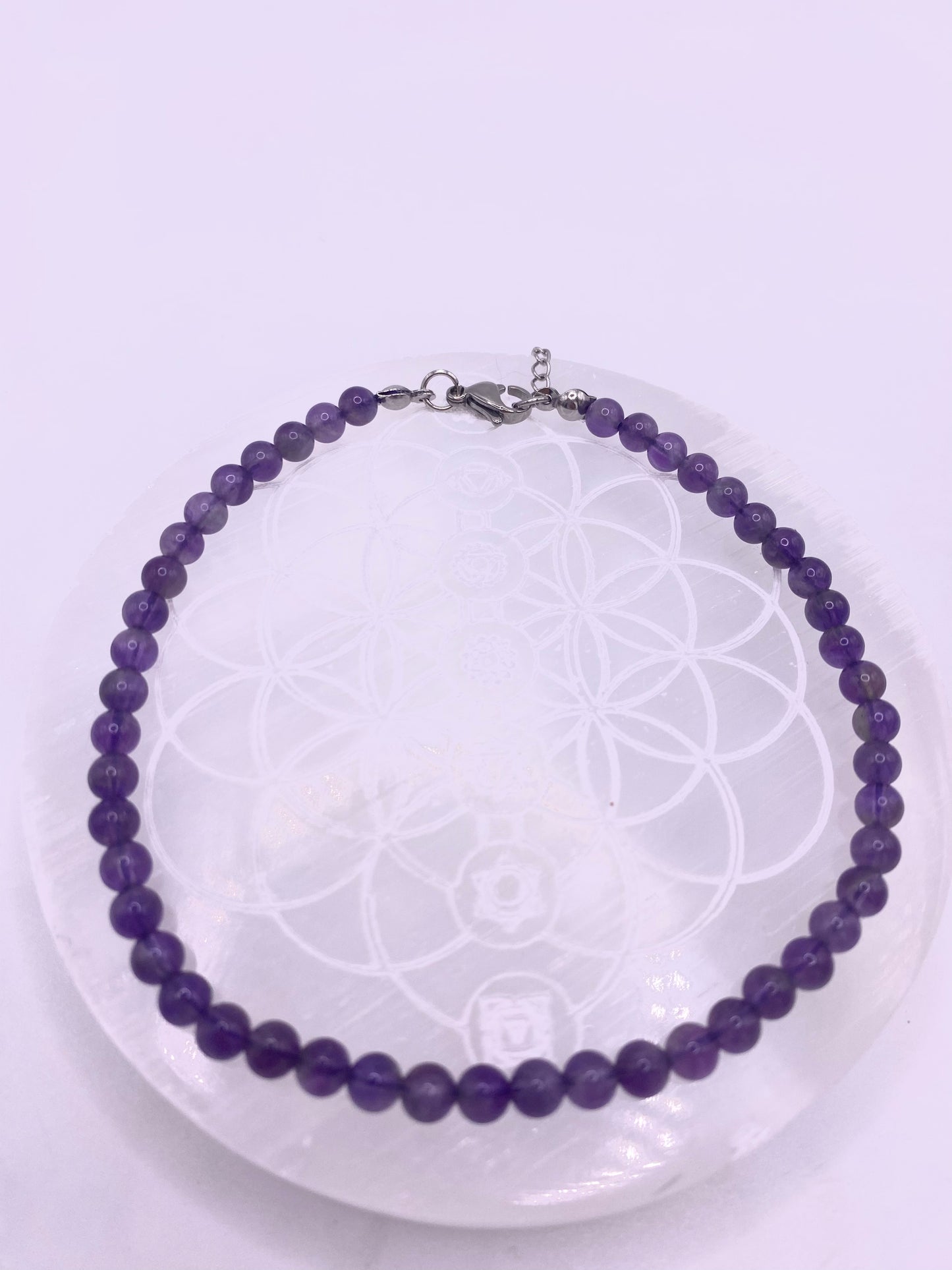 Amethyst Anklet