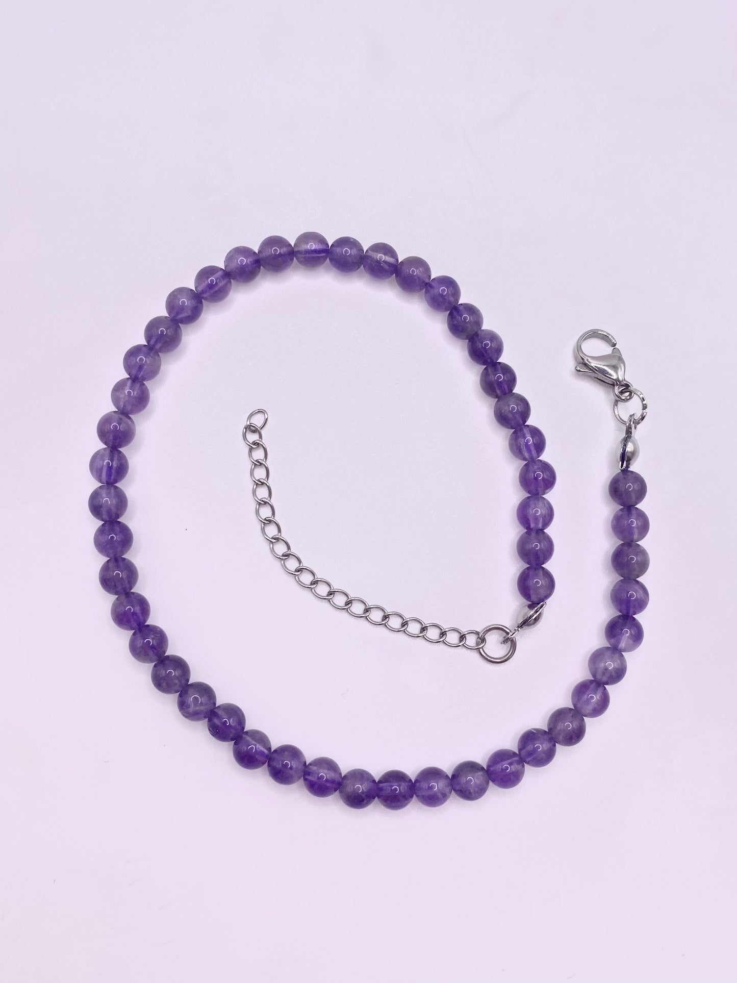 Amethyst Anklet